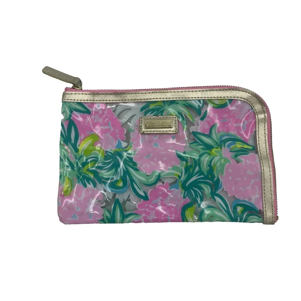 Lilly Pulitzer Stationary Pencils Makeup or Toiletries Zippered‎ Pouch